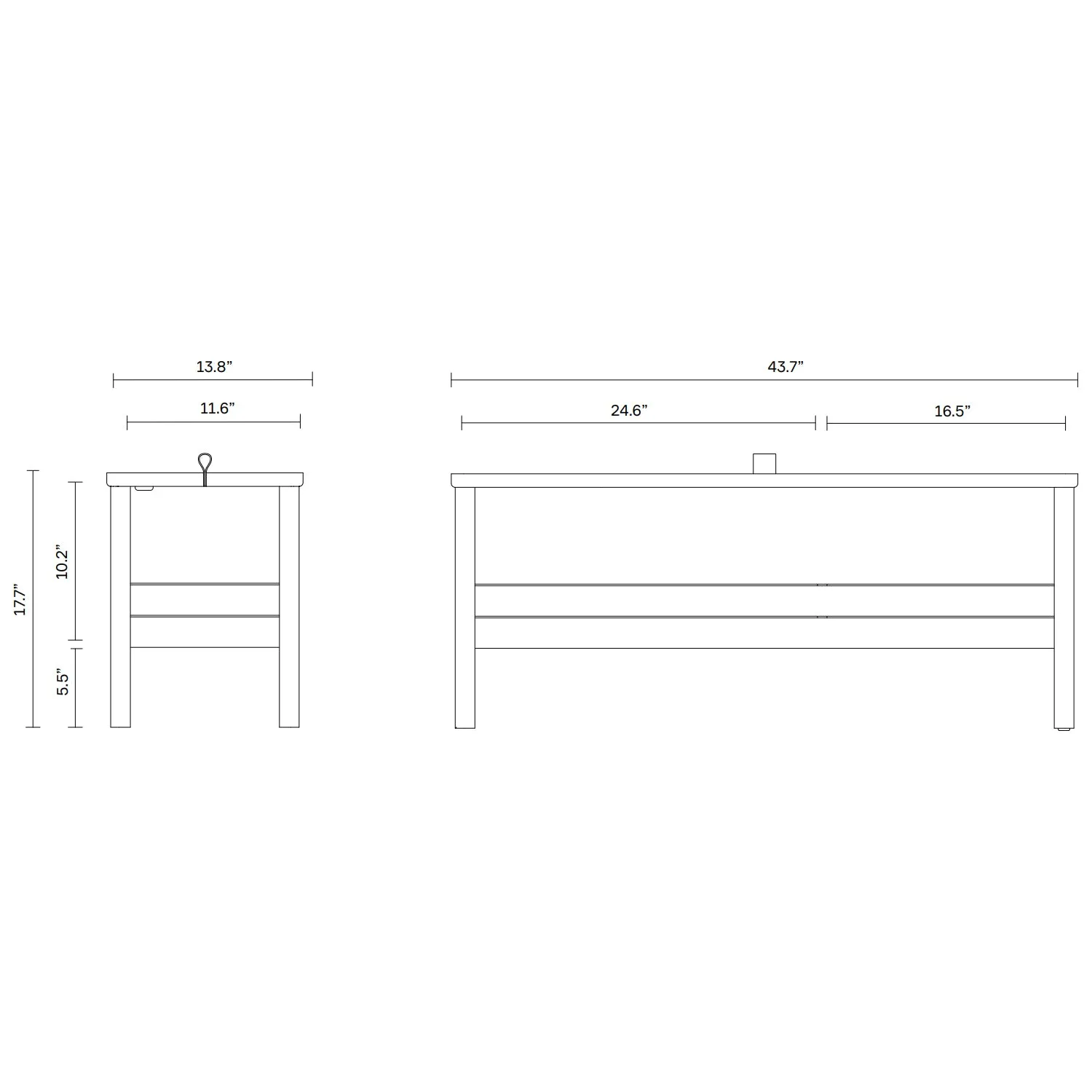 A Line Storage Bench