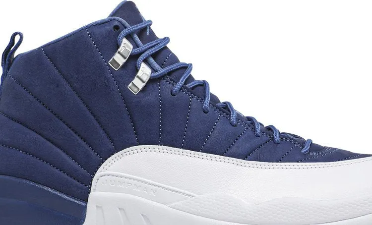 Air Jordan 12 Retro Indigo Sneakers, Blue