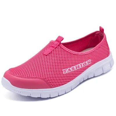 Breathable Mesh Summer Shoes Woman Comfortable Cheap Casual Ladies Shoes