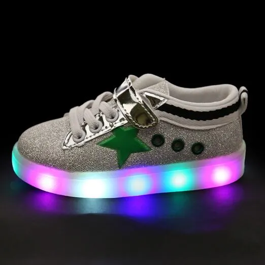 Colorful Toddler Lighted Shoes