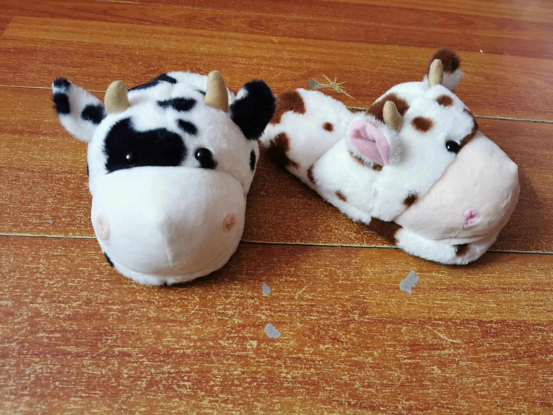 Cute Cow Slippers Plush Toys