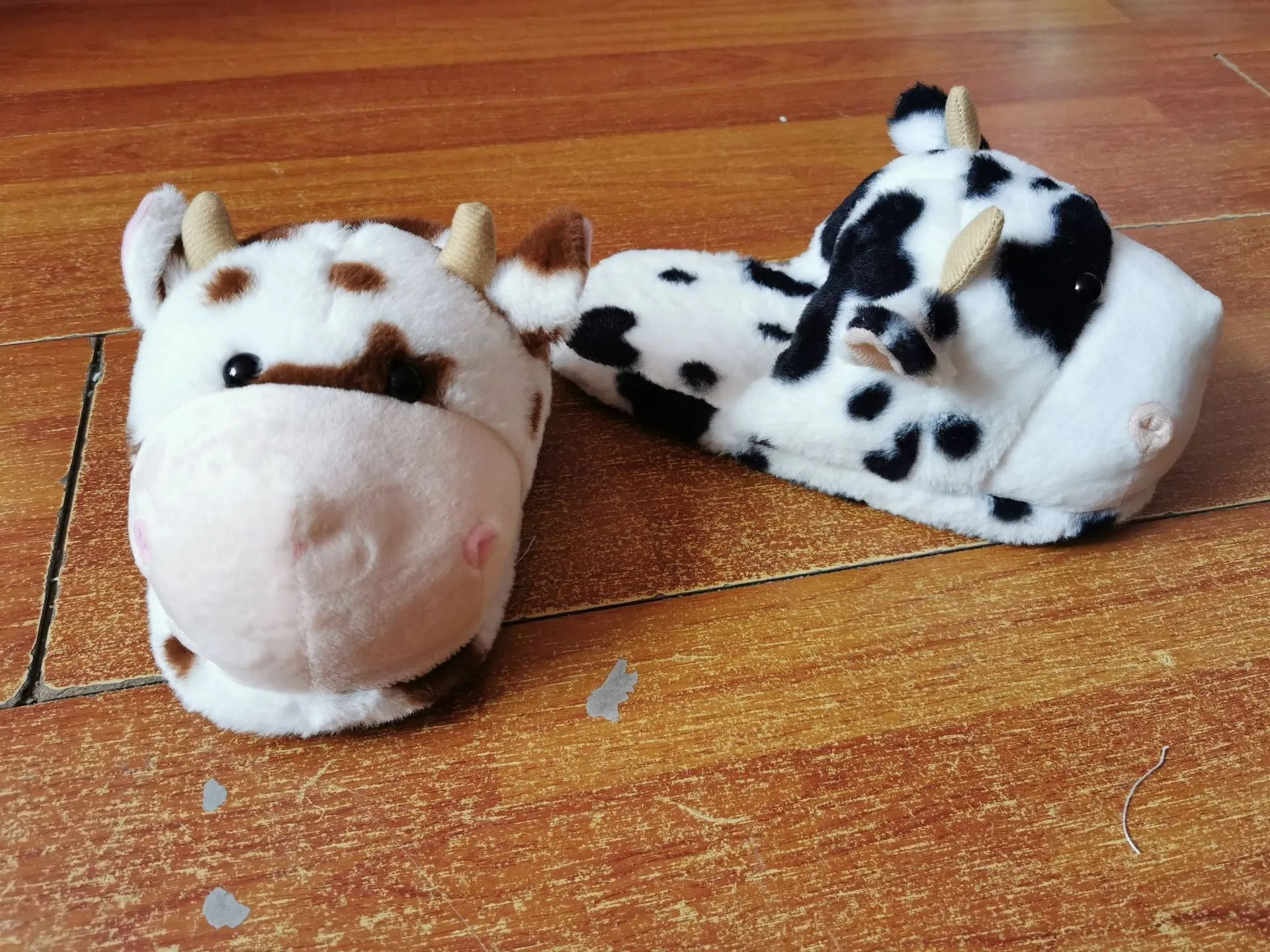 Cute Cow Slippers Plush Toys