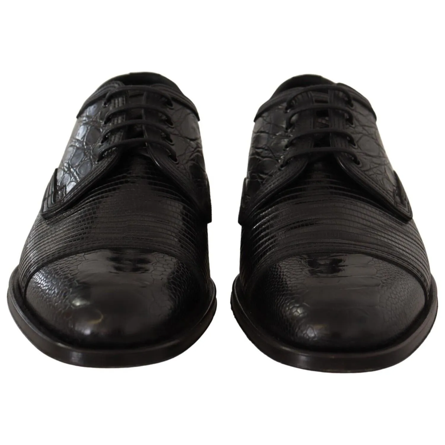 Dolce & Gabbana Exotic Leather Formal Lace-Up Shoes