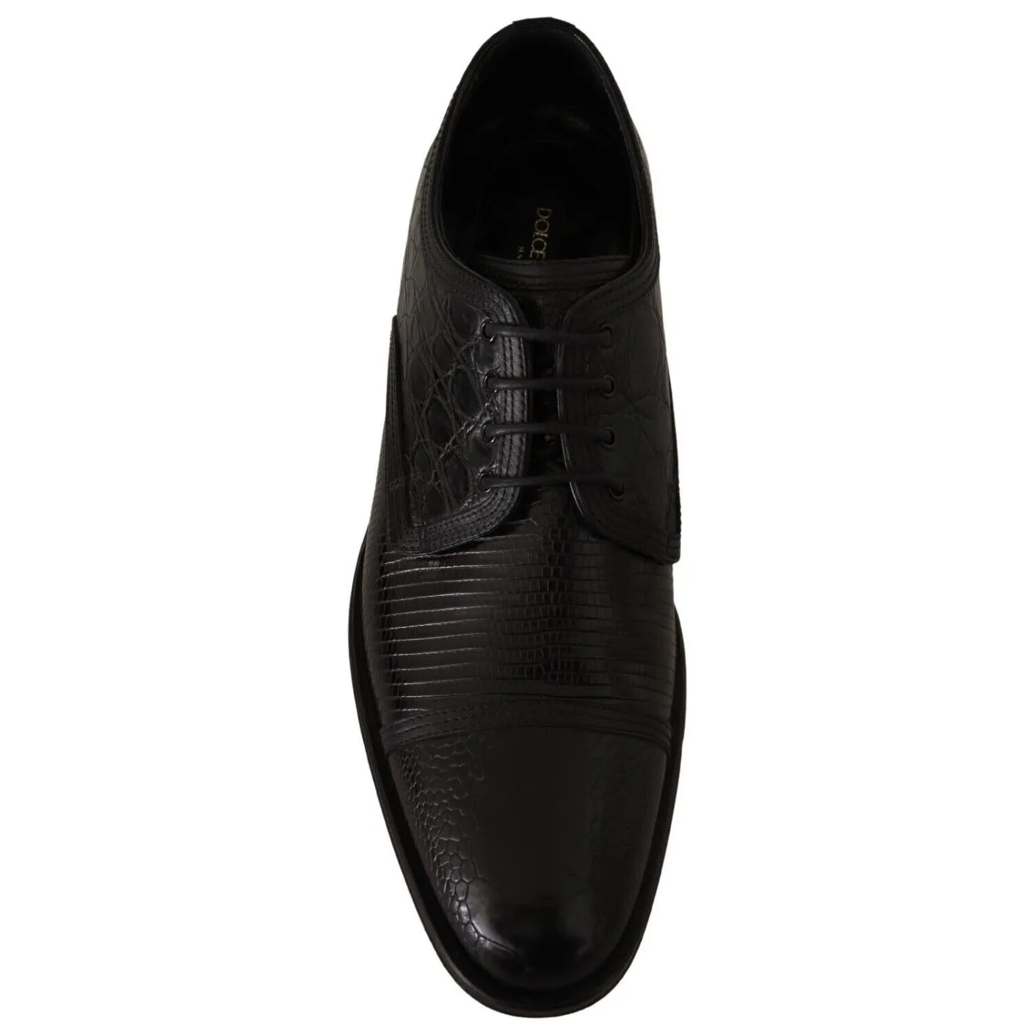 Dolce & Gabbana Exotic Leather Formal Lace-Up Shoes