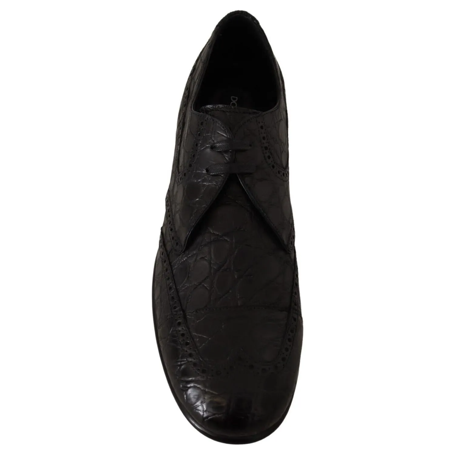 Dolce & Gabbana Exquisite Exotic Leather Derby Shoes