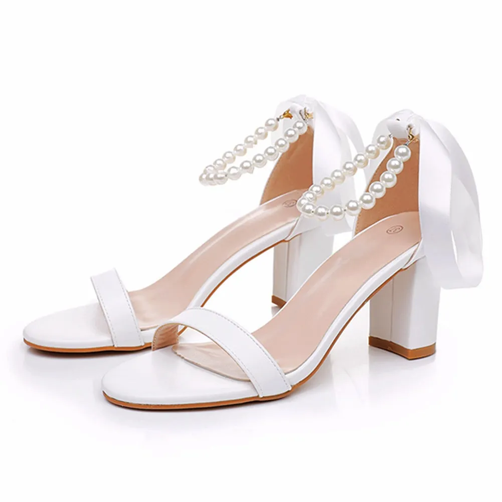 Elegant Open Toe Ankle-Strap Stiletto Sandals