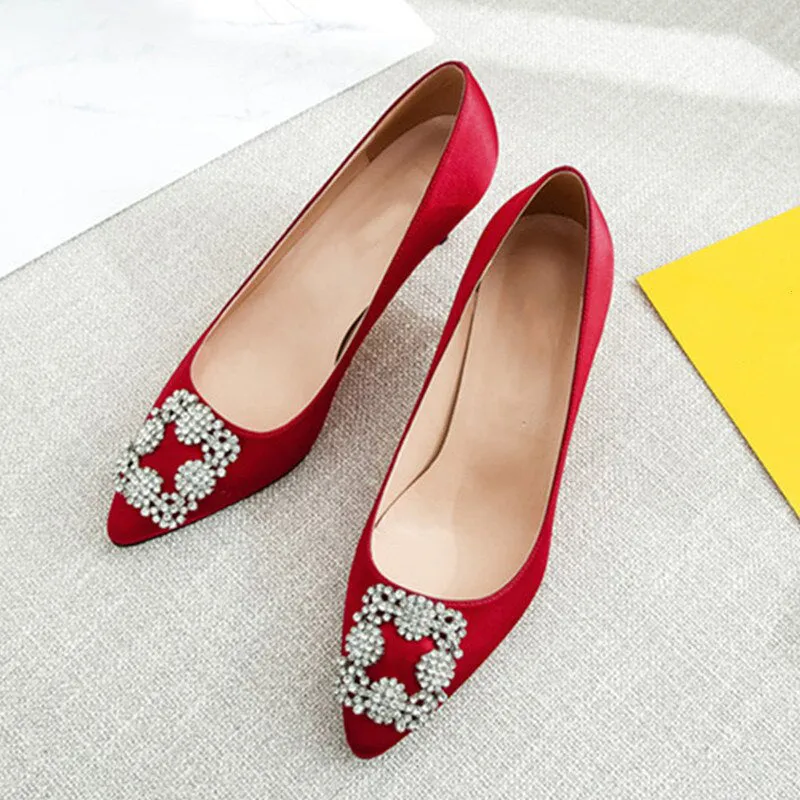 Elegant Rhinestones High Heel Shoes for Women