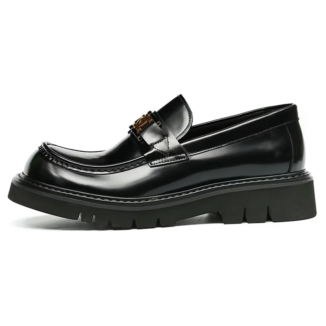 Eleganza Urbano Classy Cowhide Slip-On Dress Shoes