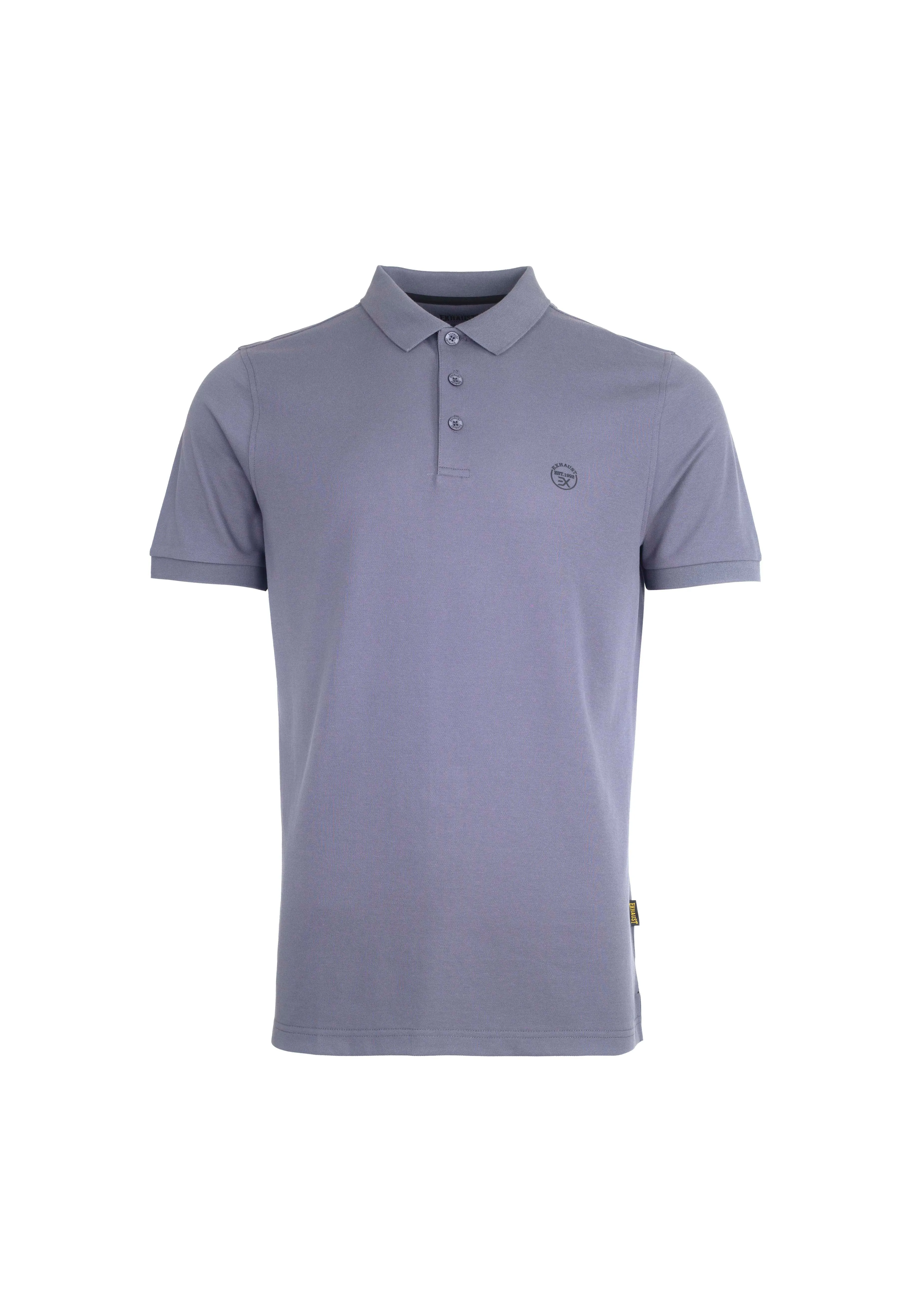 EXHAUST Mens Polo T-Shirt [Slim Fit] 1473