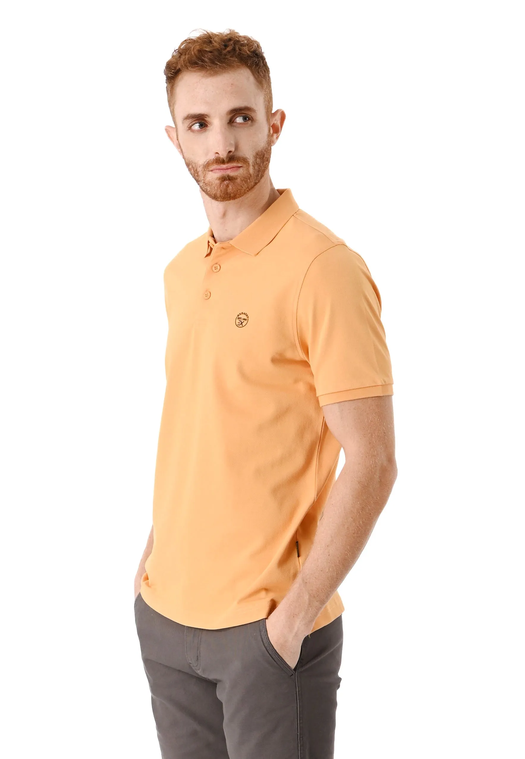 EXHAUST Mens Polo T-Shirt [Slim Fit] 1473