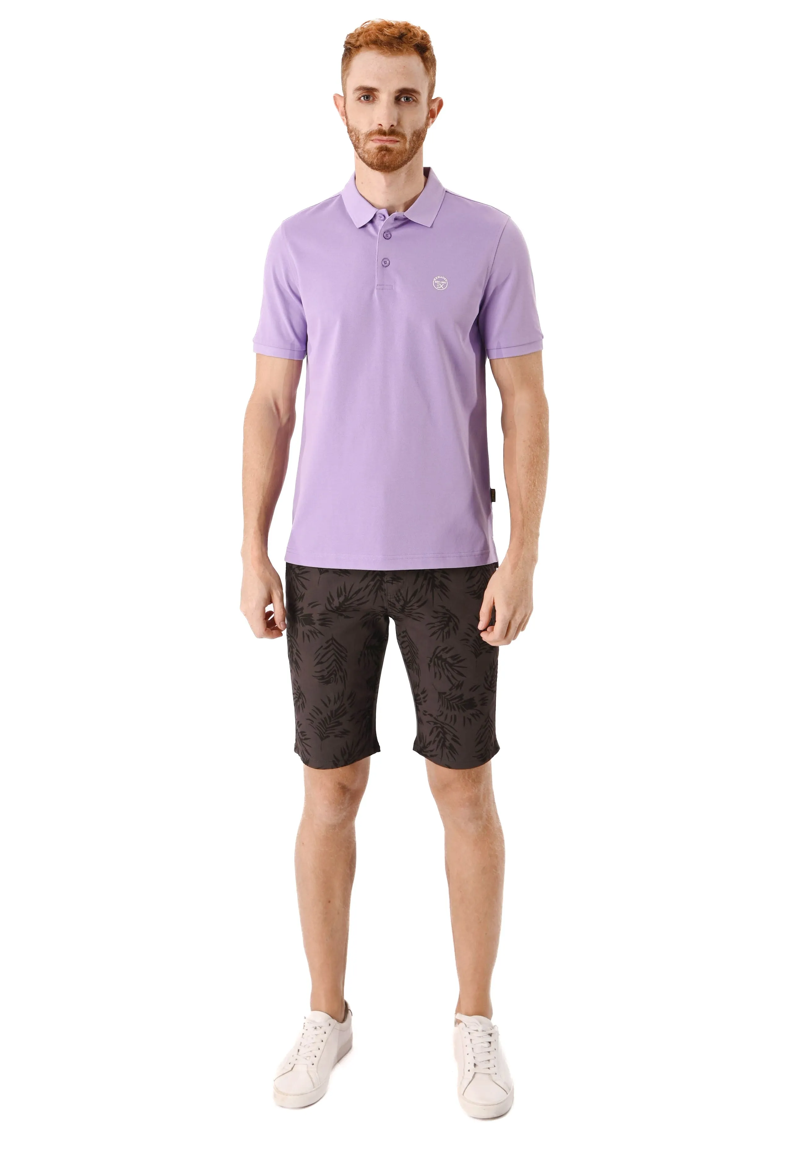 EXHAUST Mens Polo T-Shirt [Slim Fit] 1473