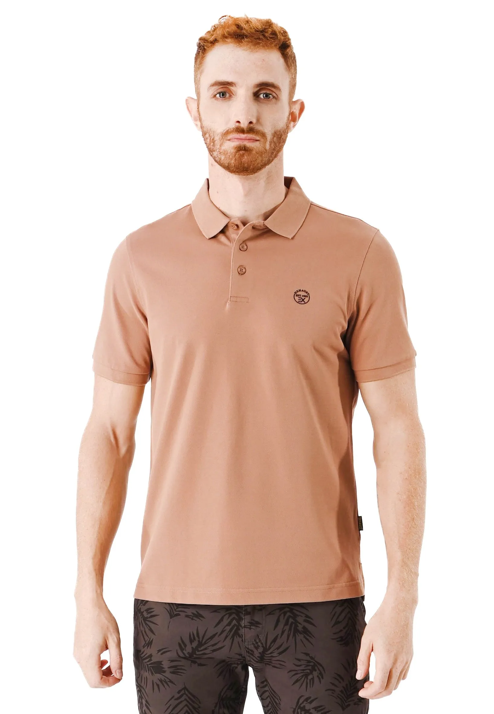 EXHAUST Mens Polo T-Shirt [Slim Fit] 1473