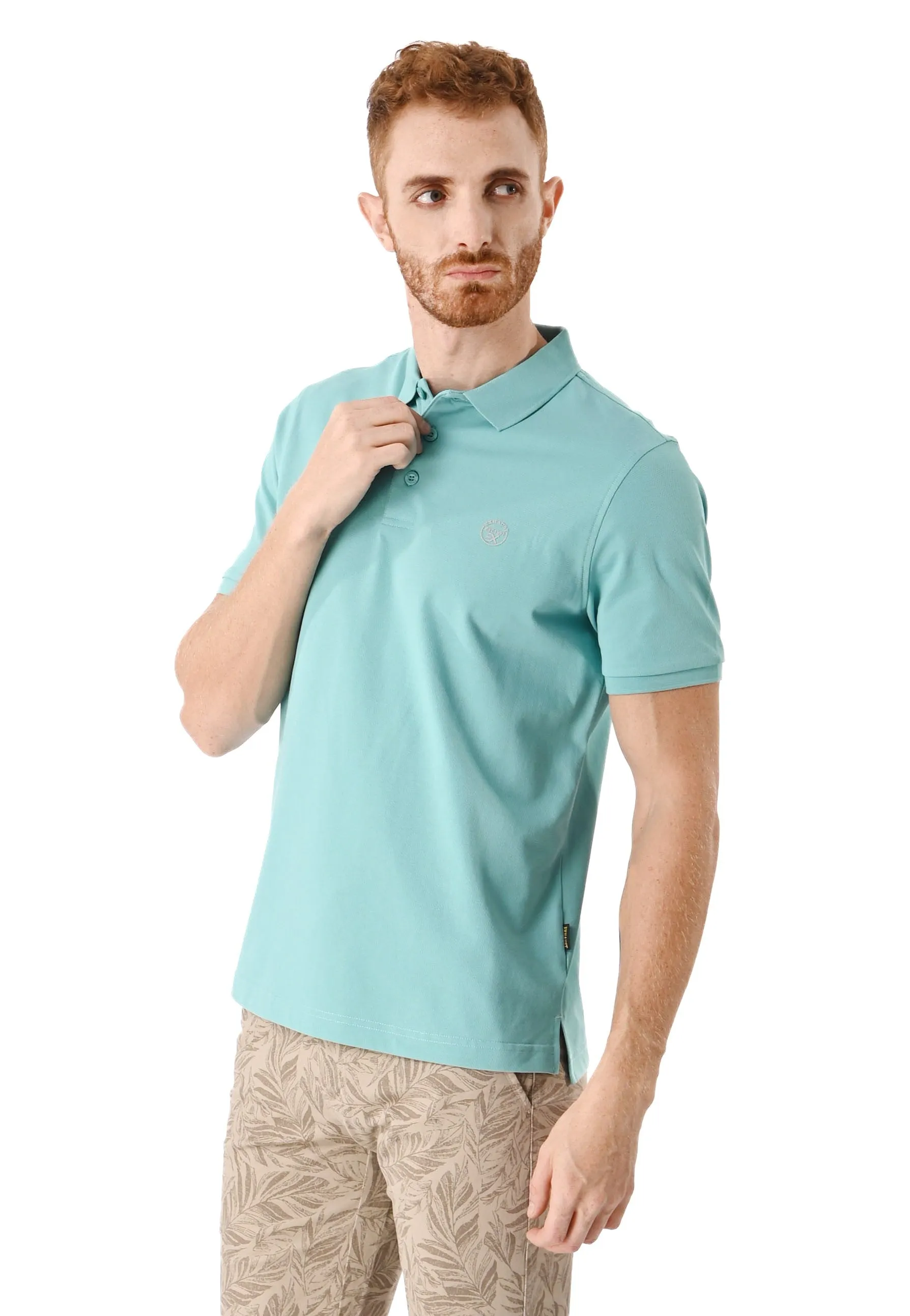 EXHAUST Mens Polo T-Shirt [Slim Fit] 1473