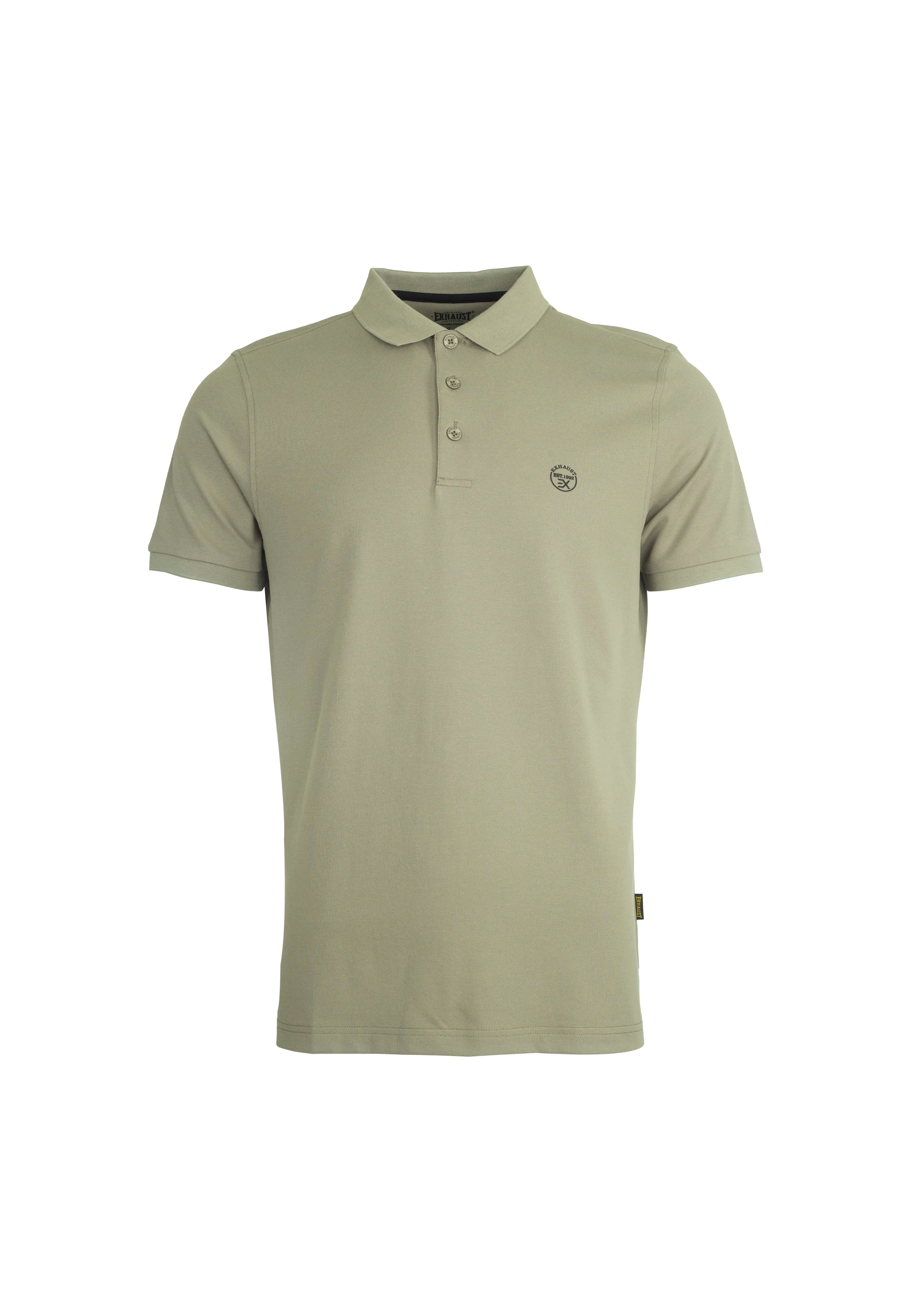 EXHAUST Mens Polo T-Shirt [Slim Fit] 1473