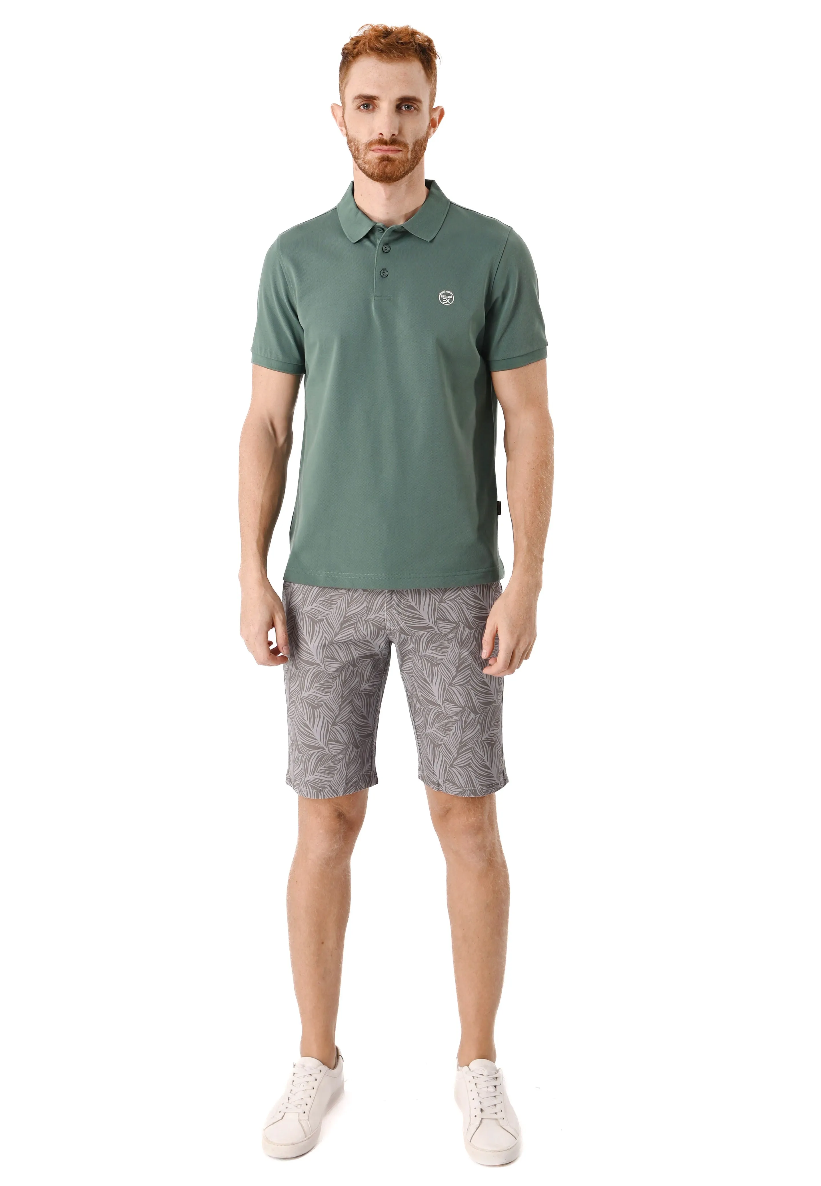 EXHAUST Mens Polo T-Shirt [Slim Fit] 1473