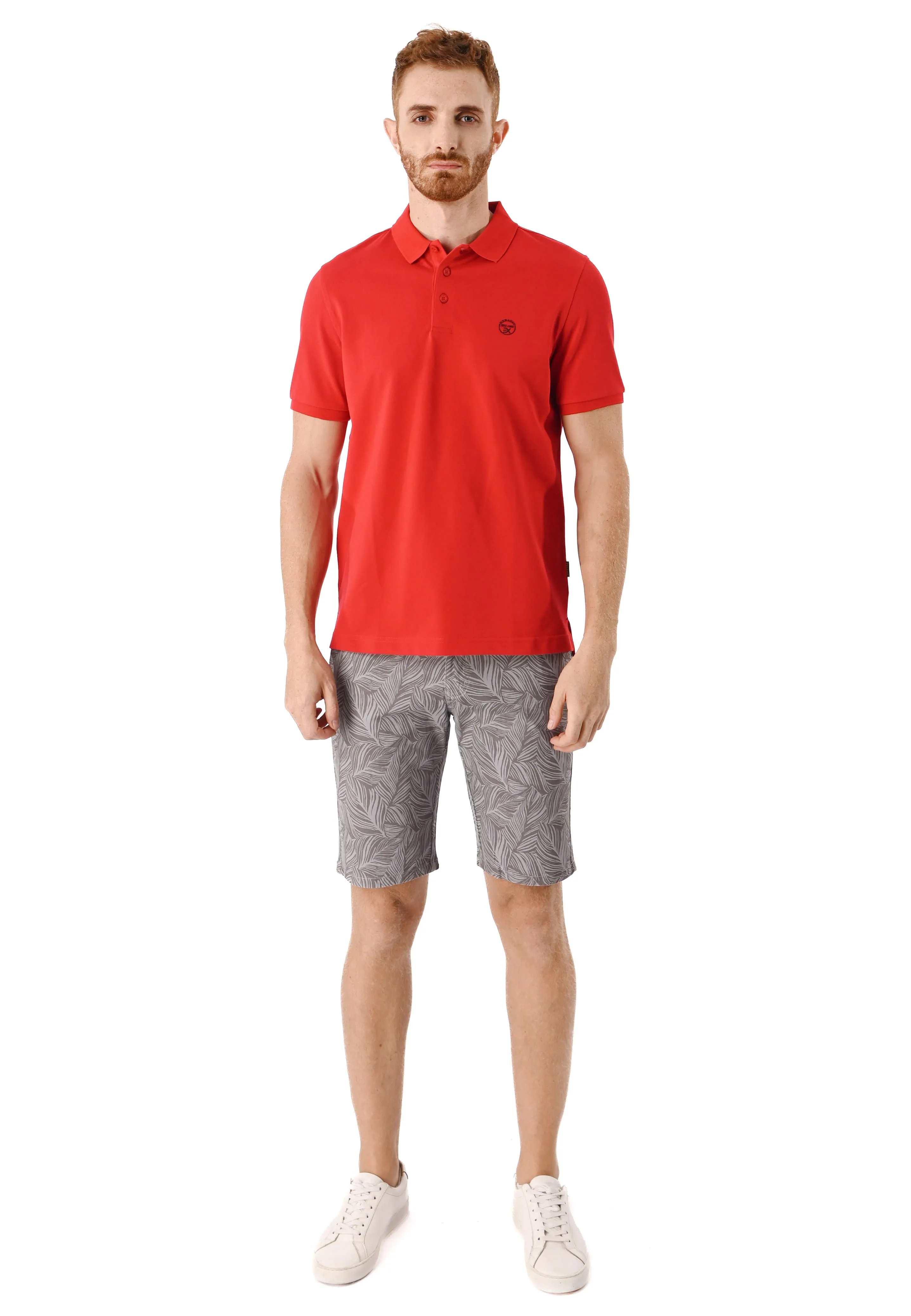 EXHAUST Mens Polo T-Shirt [Slim Fit] 1473