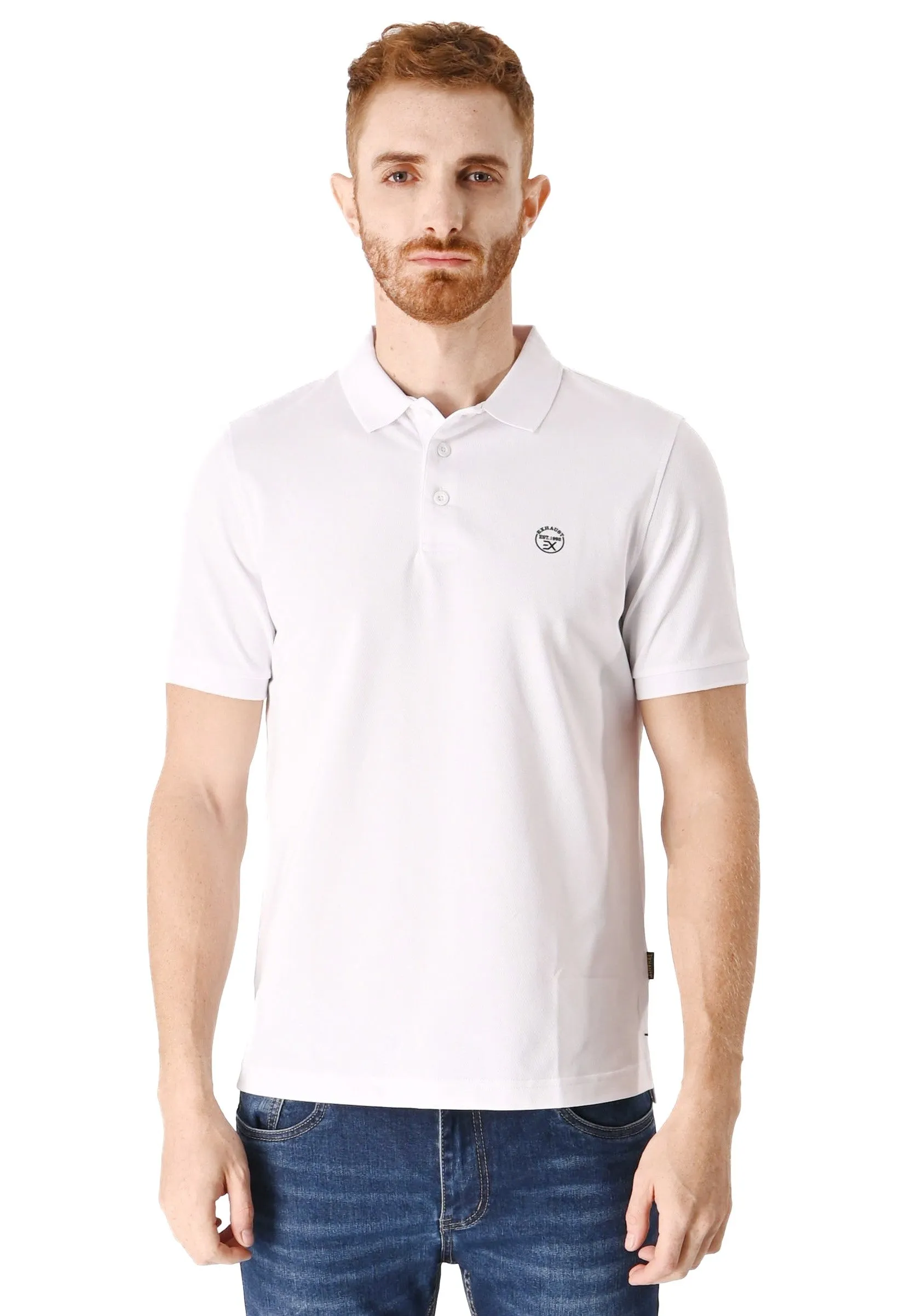 EXHAUST Mens Polo T-Shirt [Slim Fit] 1473