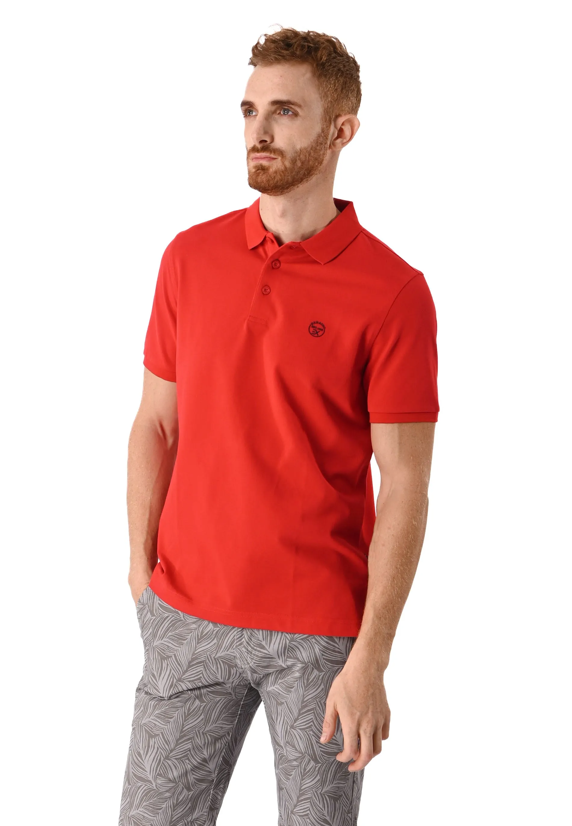 EXHAUST Mens Polo T-Shirt [Slim Fit] 1473