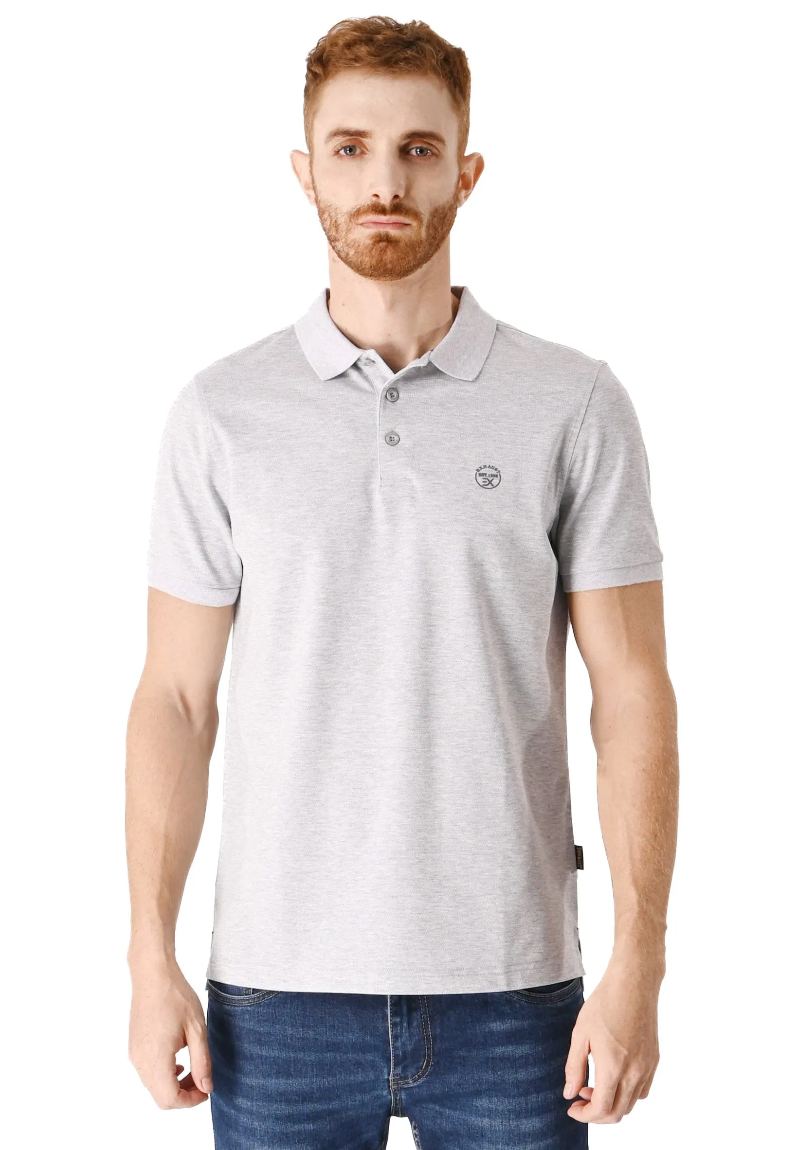 EXHAUST Mens Polo T-Shirt [Slim Fit] 1473