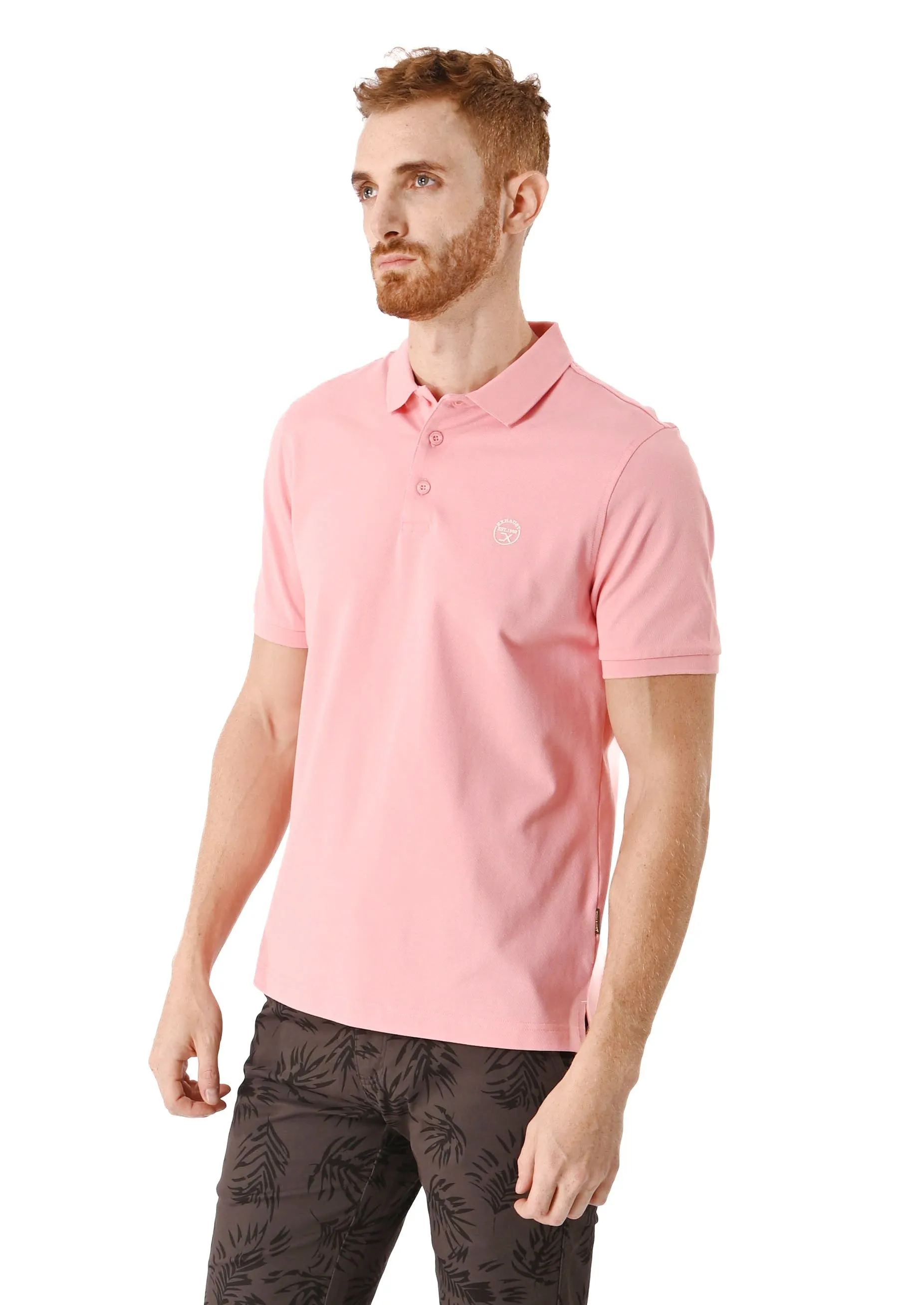 EXHAUST Mens Polo T-Shirt [Slim Fit] 1473