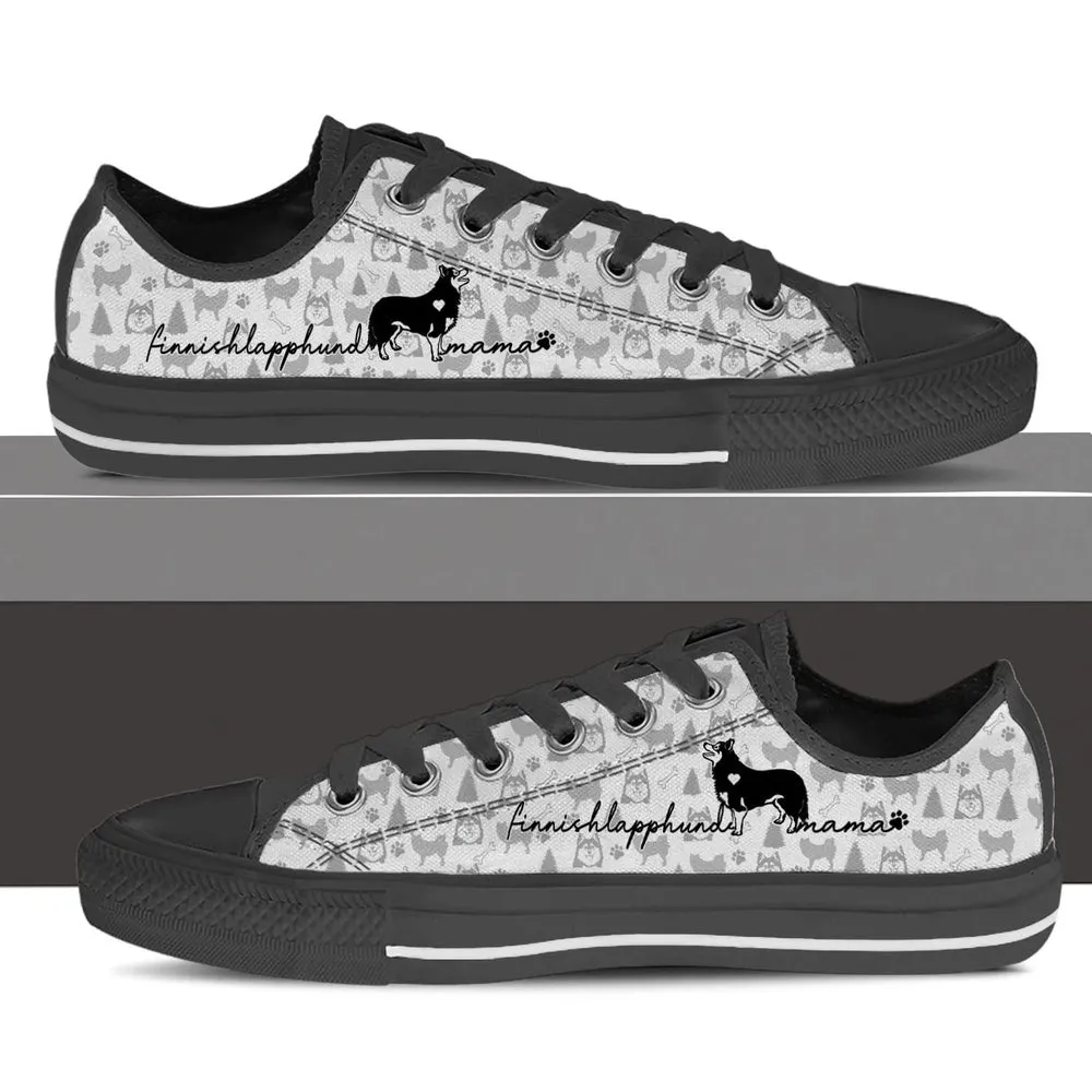 Finnish Lapphund Low Top Shoes, Dog Printed Shoes, Canvas Shoes For Men, Women