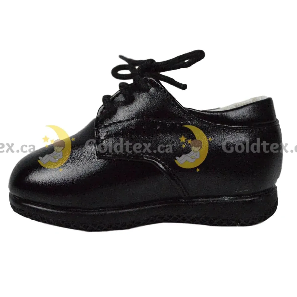 Formal Kids Wear Boy laced dress shoes with rounded tip