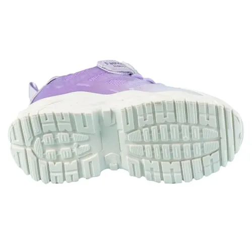 Hopscotch Girls Mesh, EVA Text Print Athletic Shoes in Purple Color, UK:14 (KSS-4539387)