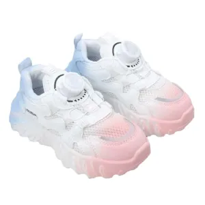 Hopscotch Girls Mesh Solid Athletic Shoes in Pink Color, UK:3 (XRX-4544121)