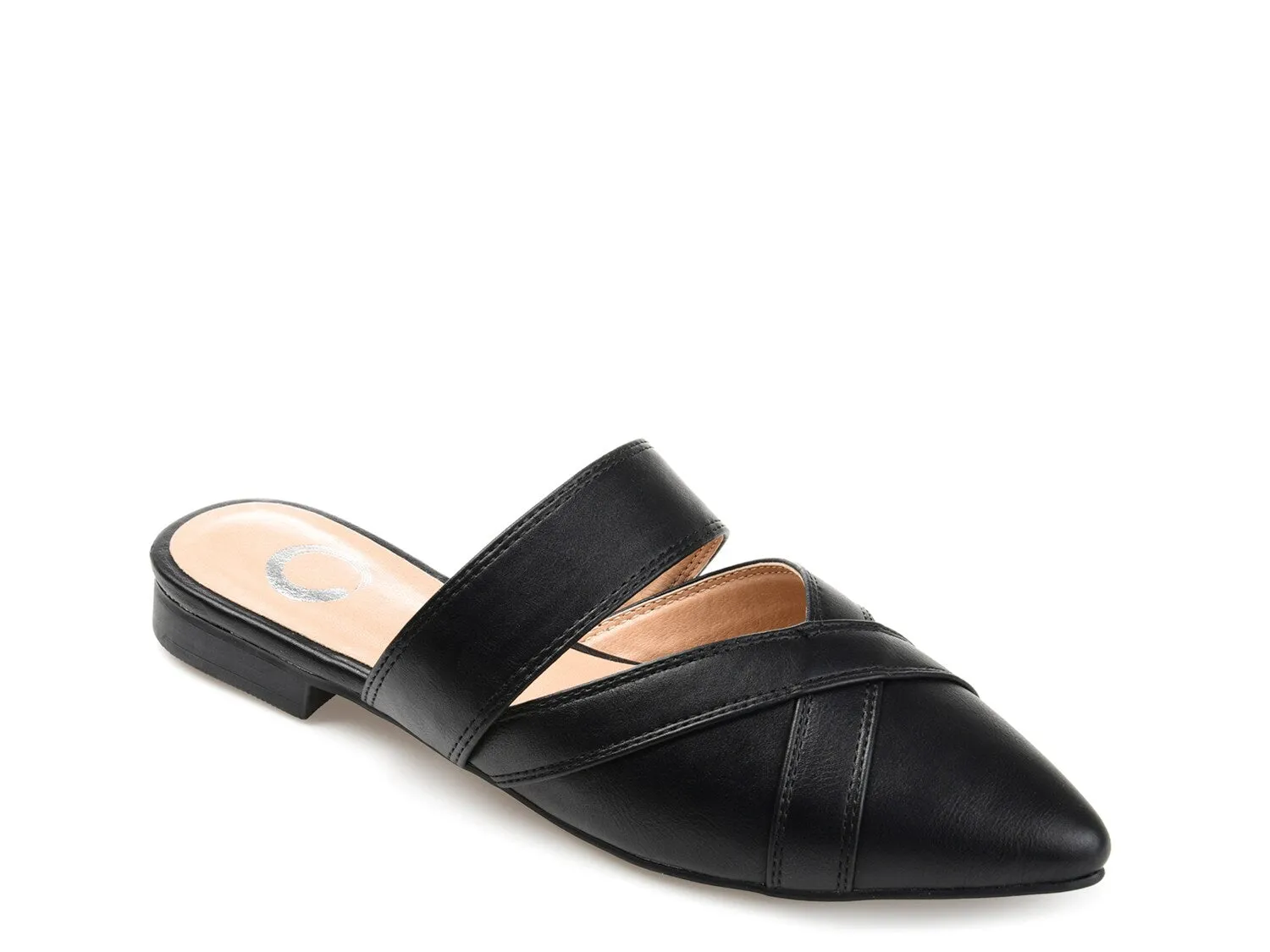 Journee Collection Stasi mules, black