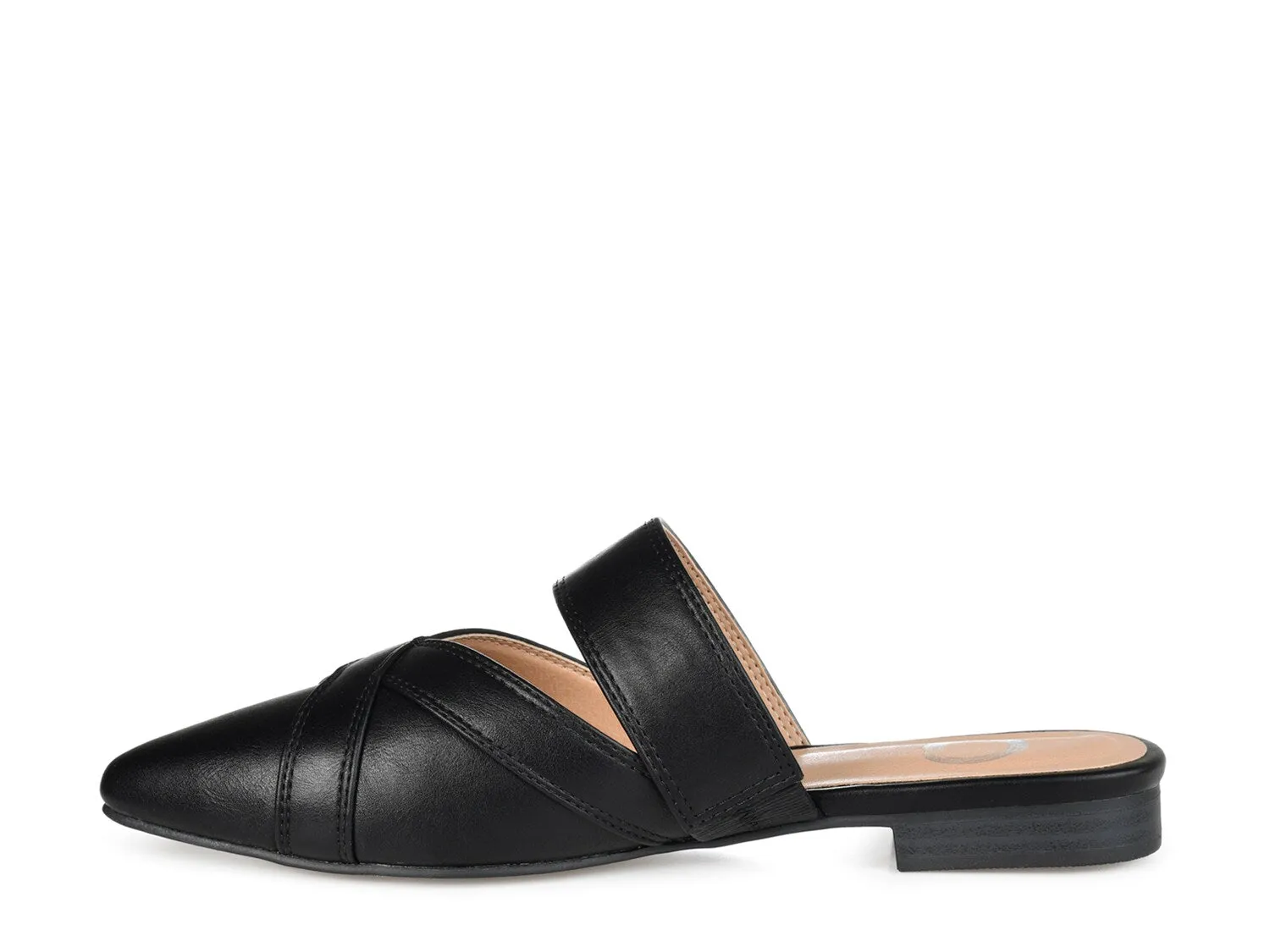 Journee Collection Stasi mules, black