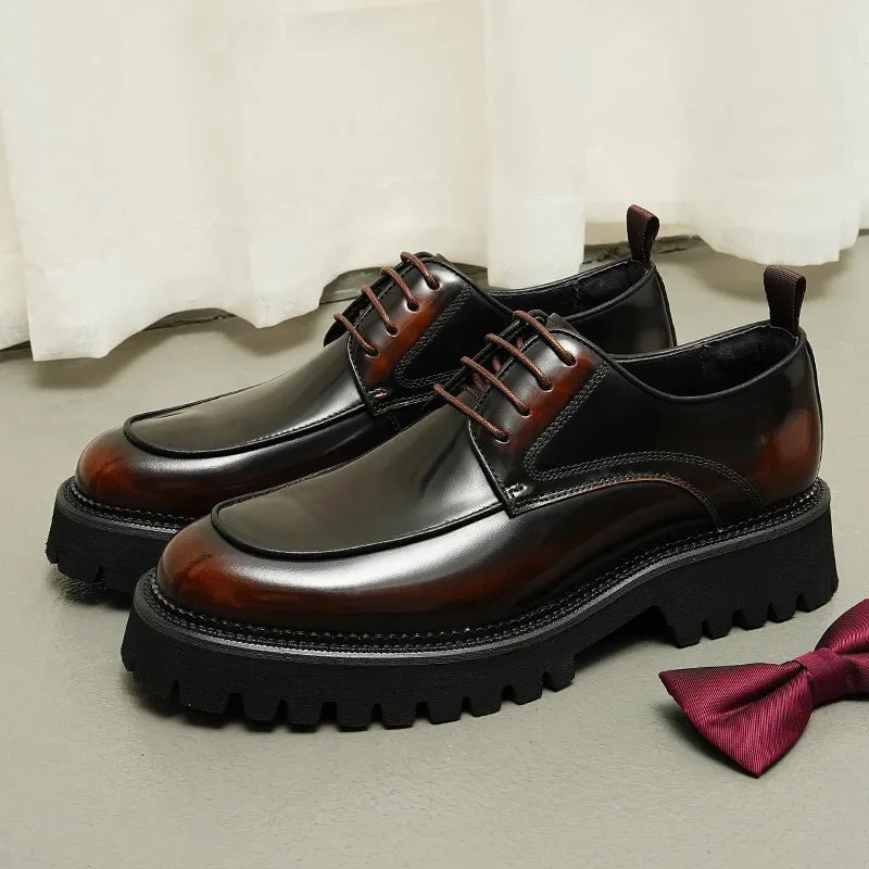 LeatherLux Classy Oxford Dress Shoes