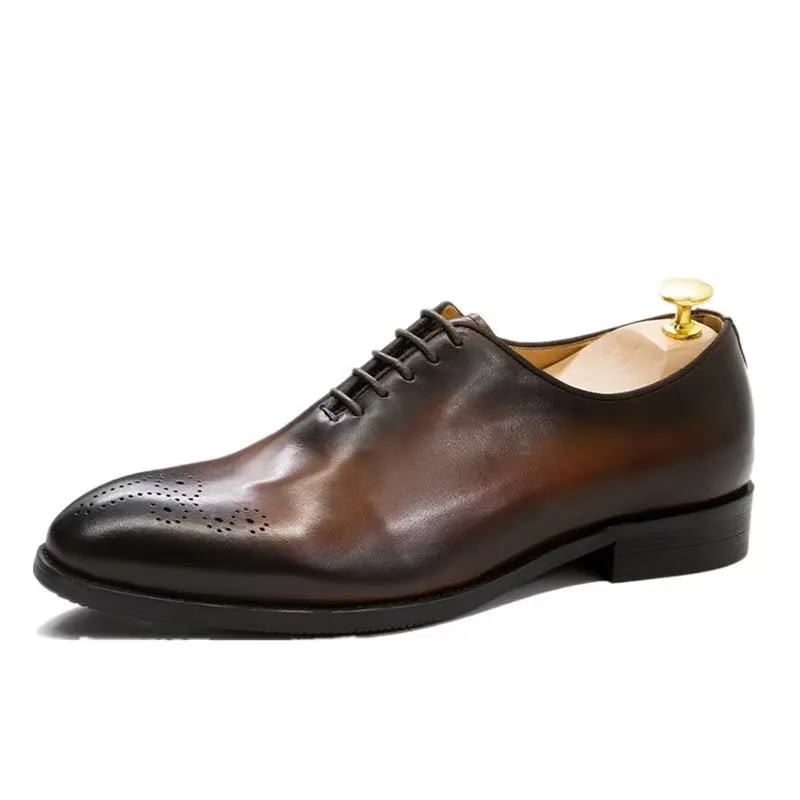 LuxeLace Exquisite Leather Formal Shoes