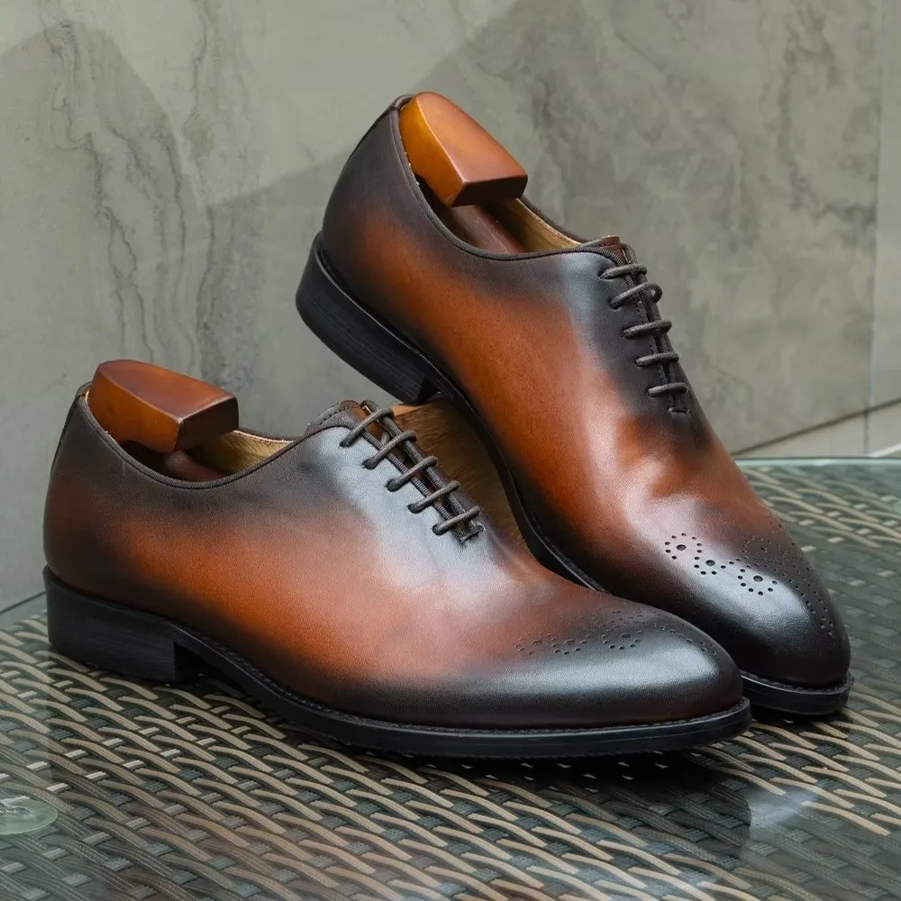 LuxeLace Exquisite Leather Formal Shoes