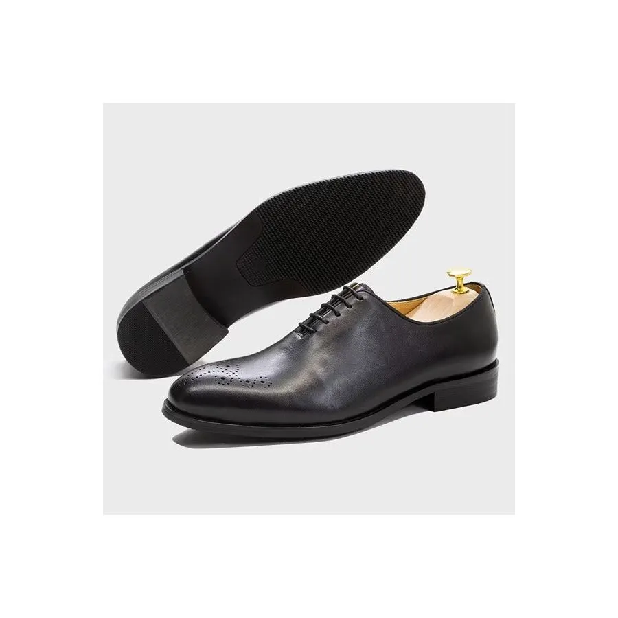 LuxeLace Exquisite Leather Formal Shoes