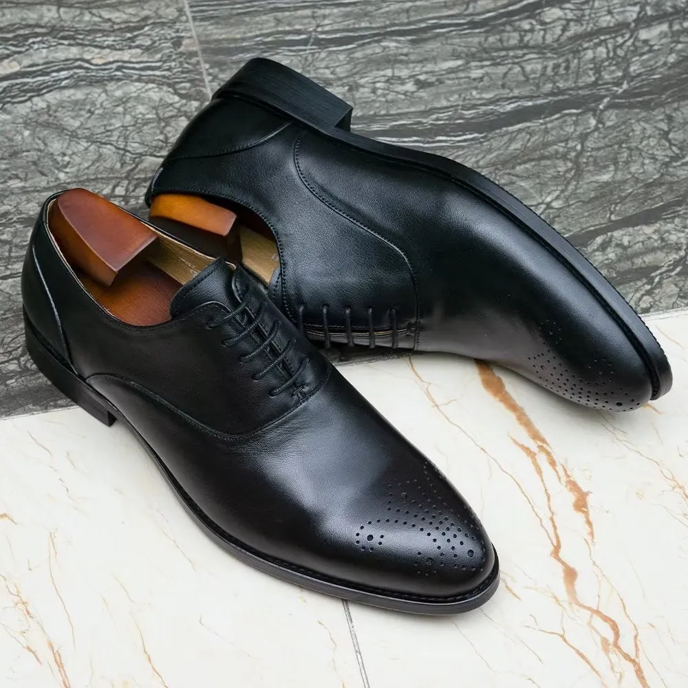 LuxeLace Exquisite Leather Formal Shoes