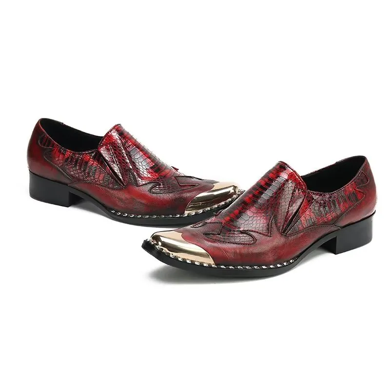 LuxeLeather Slip-on Dress Shoes