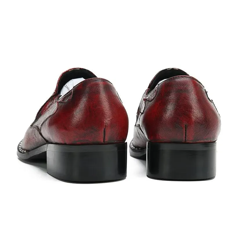 LuxeLeather Slip-on Dress Shoes