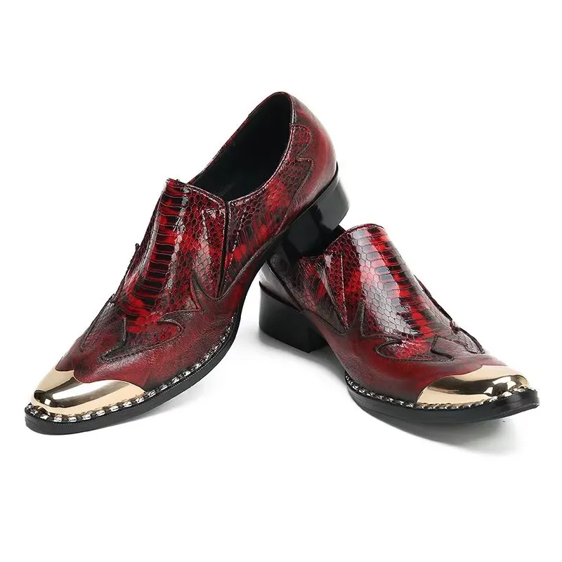 LuxeLeather Slip-on Dress Shoes