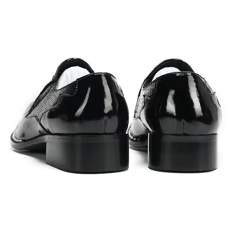 LuxeLeather Slip-on Dress Shoes