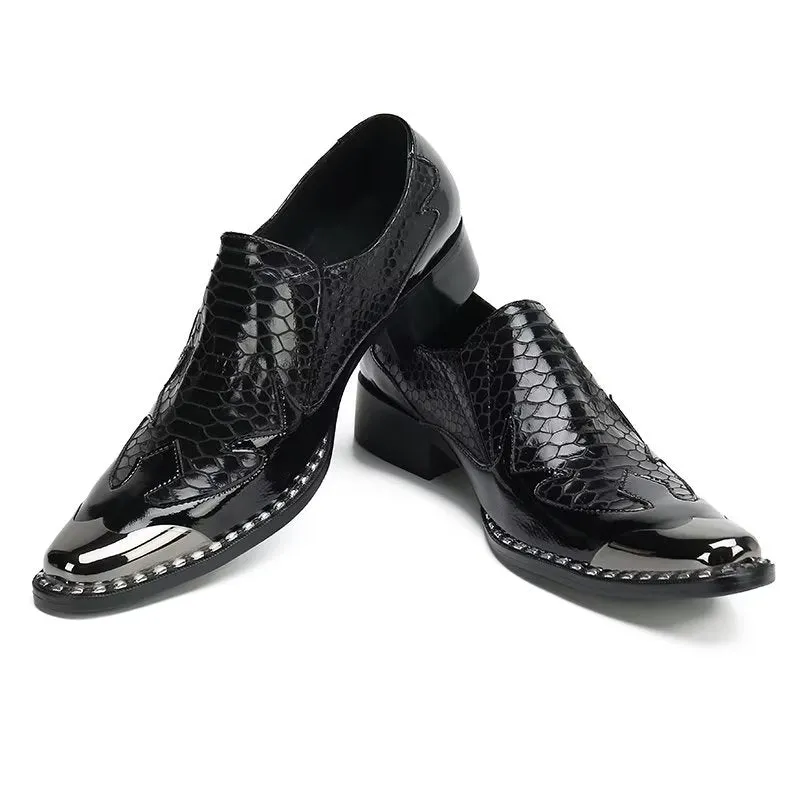 LuxeLeather Slip-on Dress Shoes