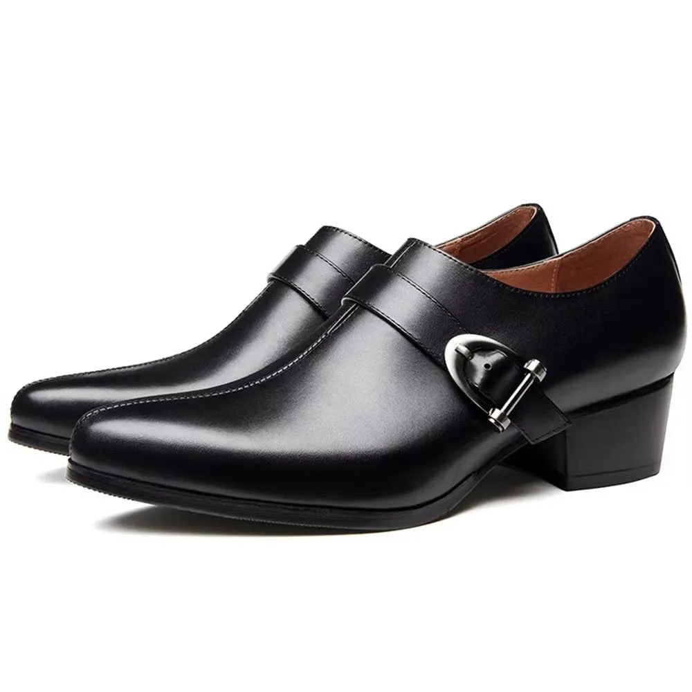 LuxePoint Exquisite Leather Monkstrap Dress Shoes