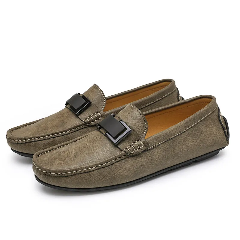 LuxLeather Casual Slip-ons Loafers