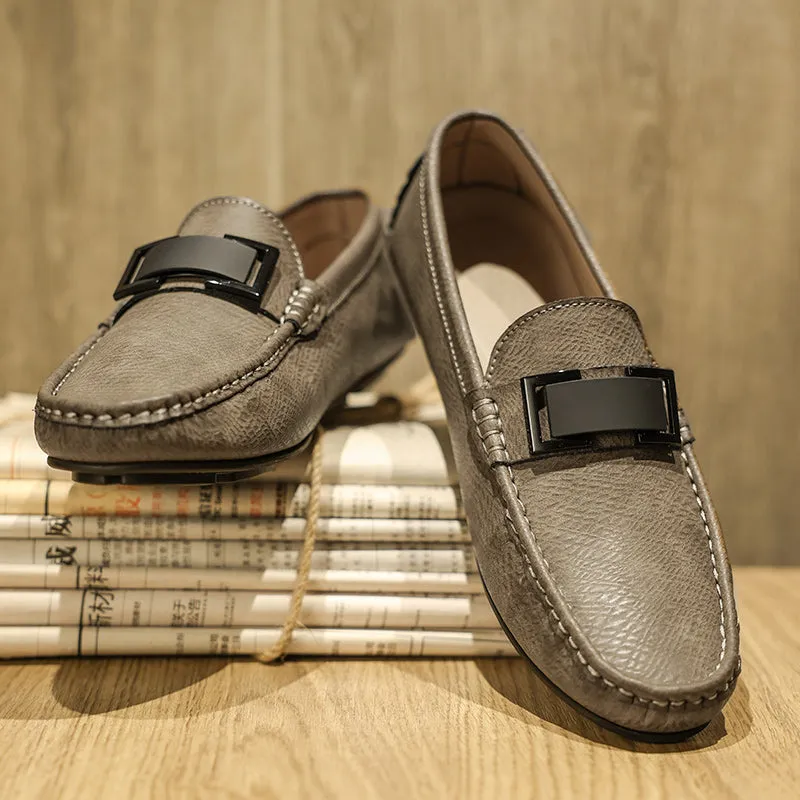 LuxLeather Casual Slip-ons Loafers