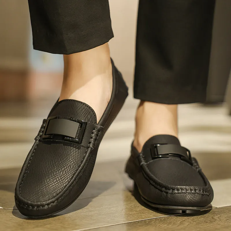 LuxLeather Casual Slip-ons Loafers