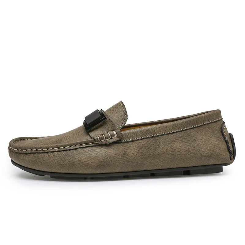 LuxLeather Casual Slip-ons Loafers