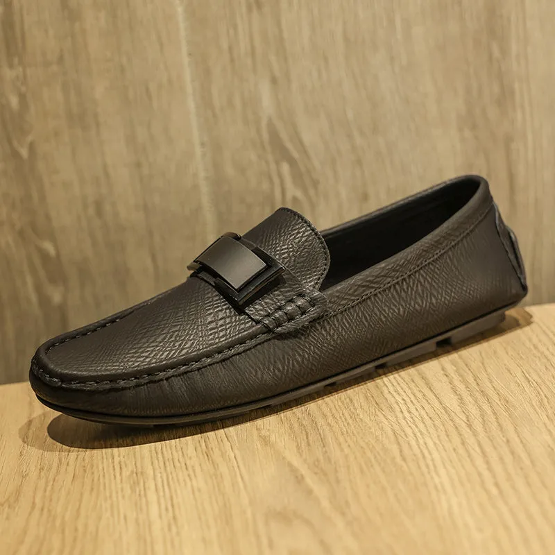 LuxLeather Casual Slip-ons Loafers