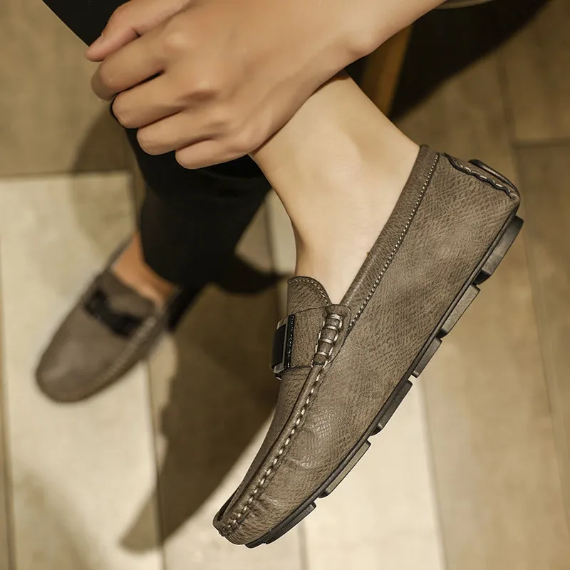 LuxLeather Casual Slip-ons Loafers