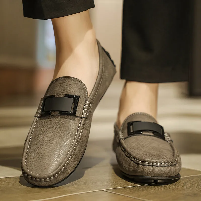 LuxLeather Casual Slip-ons Loafers