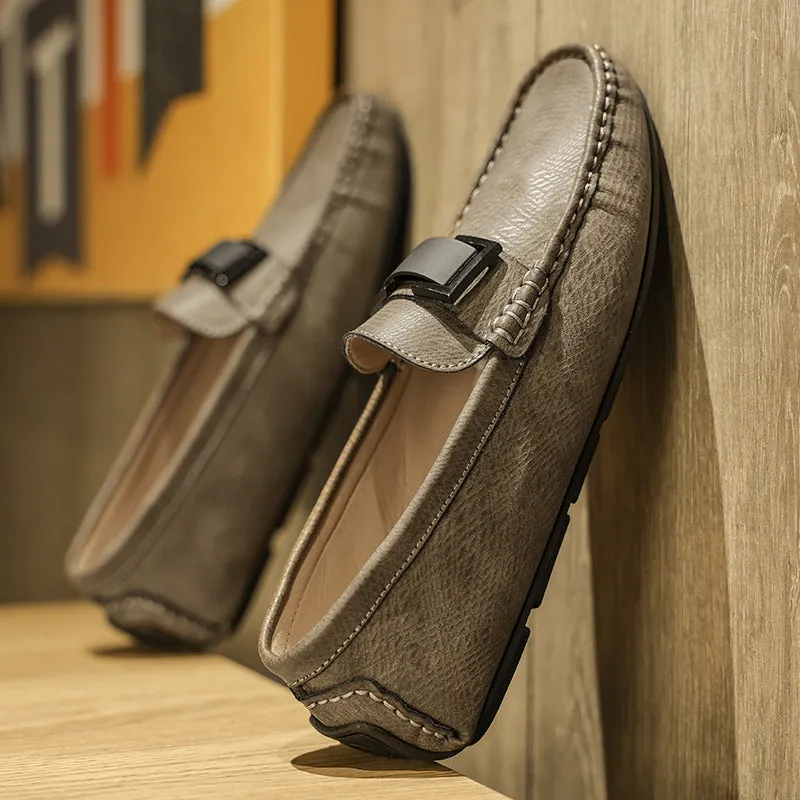 LuxLeather Casual Slip-ons Loafers