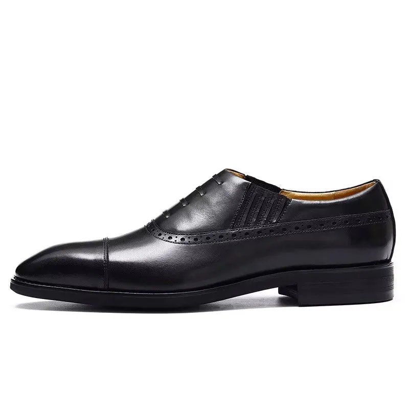 Luxury Leather Slip-on Dress Shoes